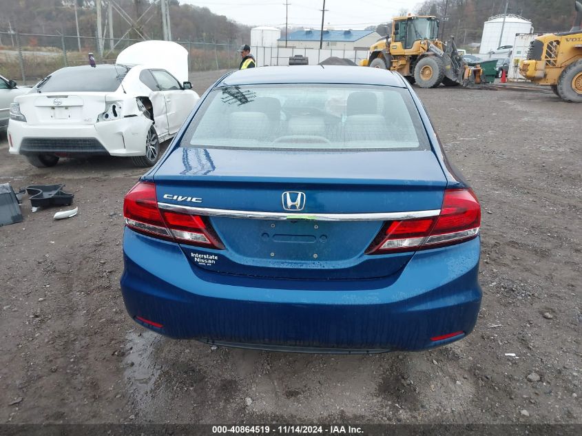 2015 Honda Civic Lx VIN: 2HGFB2F56FH554264 Lot: 40864519