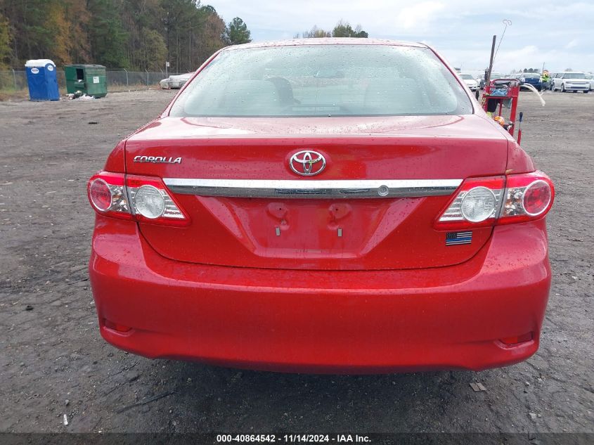 2013 Toyota Corolla L VIN: 5YFBU4EE8DP161829 Lot: 40864542