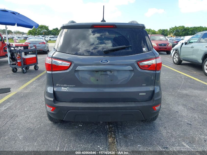 2020 Ford Ecosport Se VIN: MAJ3S2GE6LC352996 Lot: 40864546