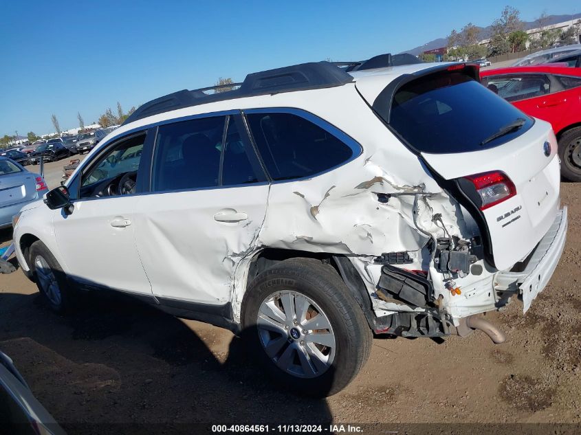 2016 Subaru Outback 2.5I Premium VIN: 4S4BSAHC8G3321697 Lot: 40864561