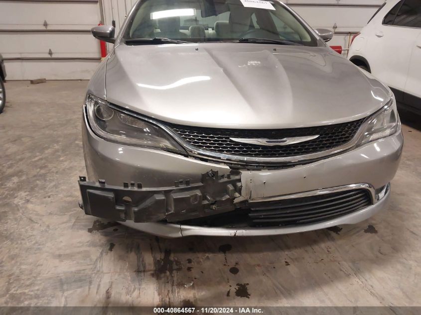 2015 Chrysler 200 Limited VIN: 1C3CCCABXFN504481 Lot: 40864567