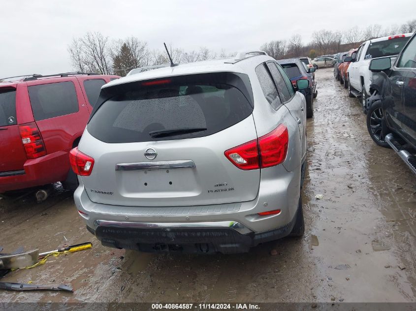 2017 Nissan Pathfinder Platinum VIN: 5N1DR2MM8HC670952 Lot: 40864587