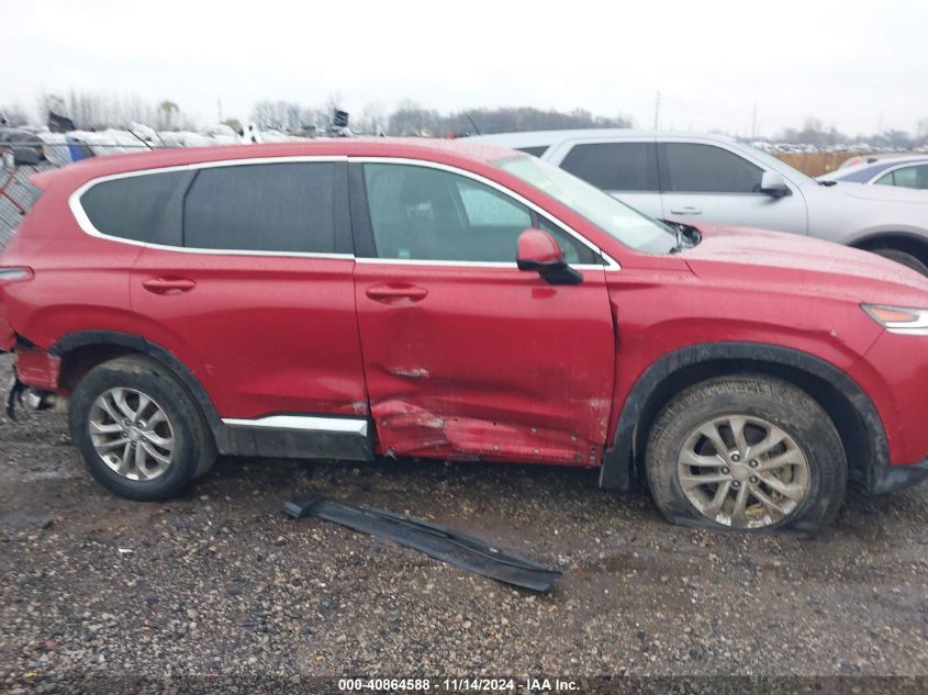 2019 Hyundai Santa Fe Se VIN: 5NMS23AD5KH099343 Lot: 40864588