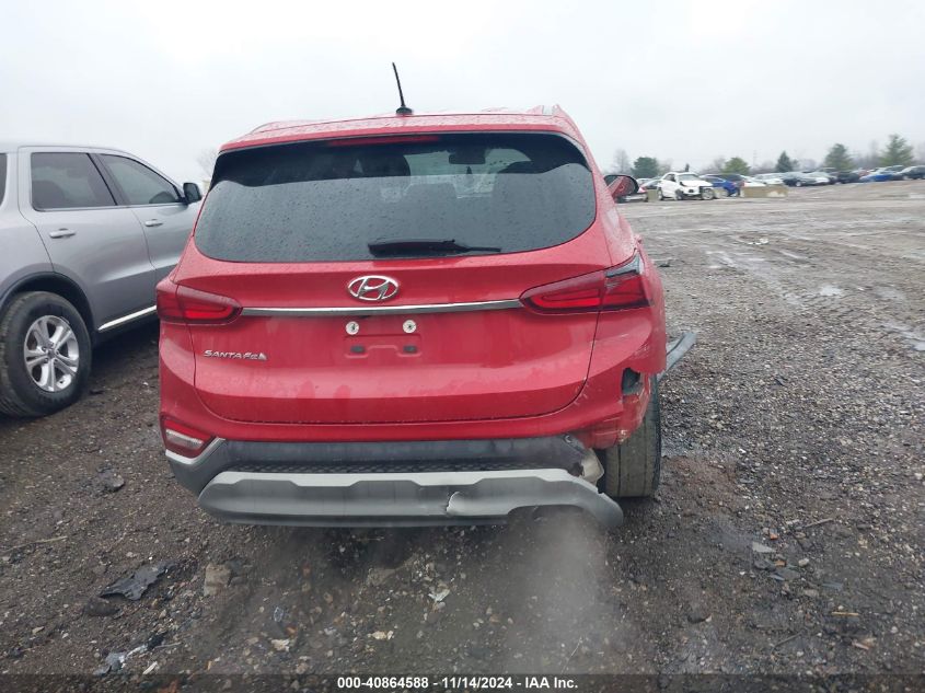 2019 Hyundai Santa Fe Se VIN: 5NMS23AD5KH099343 Lot: 40864588