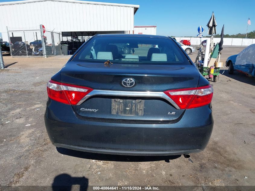 2016 Toyota Camry Le VIN: 4T4BF1FK9GR555183 Lot: 40864641