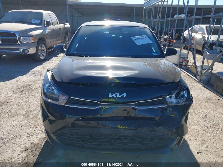 2023 Kia Rio Lx VIN: 3KPA24AD6PE559187 Lot: 40864643