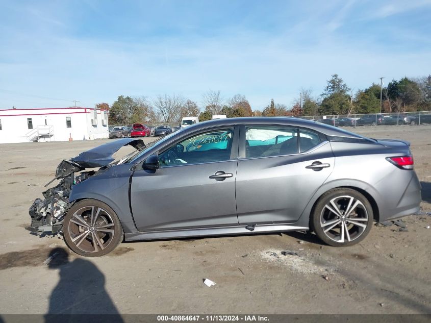 2020 Nissan Sentra Sr Xtronic Cvt VIN: 3N1AB8DVXLY275133 Lot: 40864647