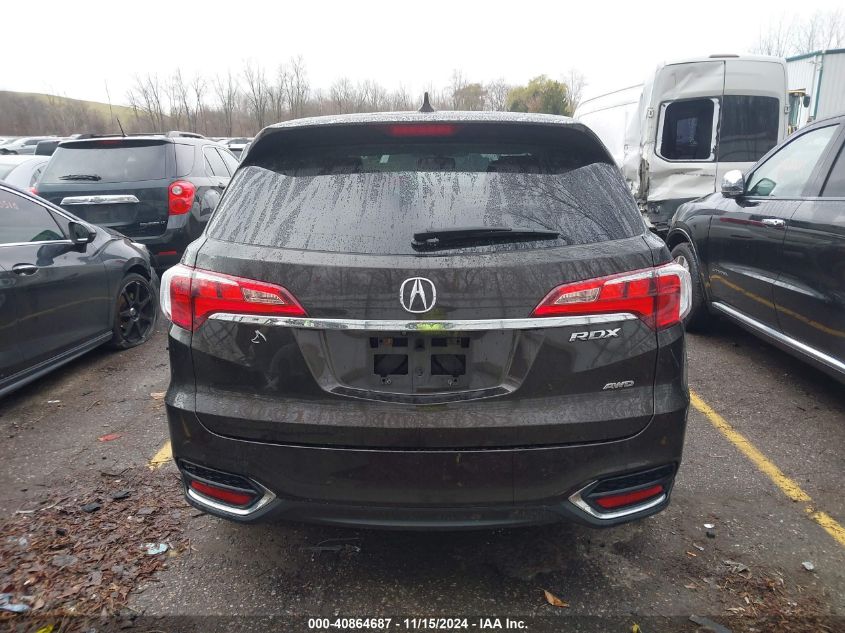 2016 Acura Rdx Technology Acurawatch Plus Packages/Technology Package VIN: 5J8TB4H56GL028183 Lot: 40864687