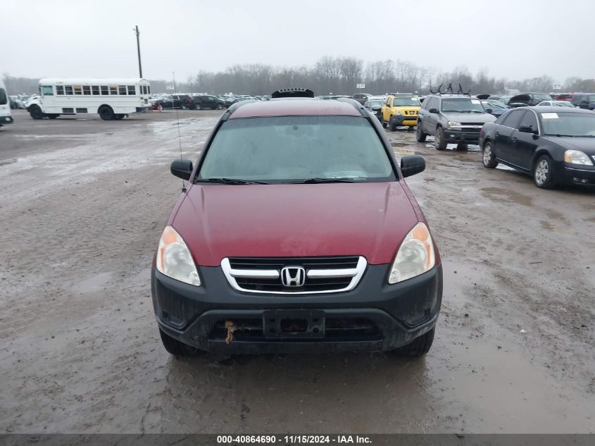 2004 Honda Cr-V Lx VIN: SHSRD68434U205513 Lot: 40864690