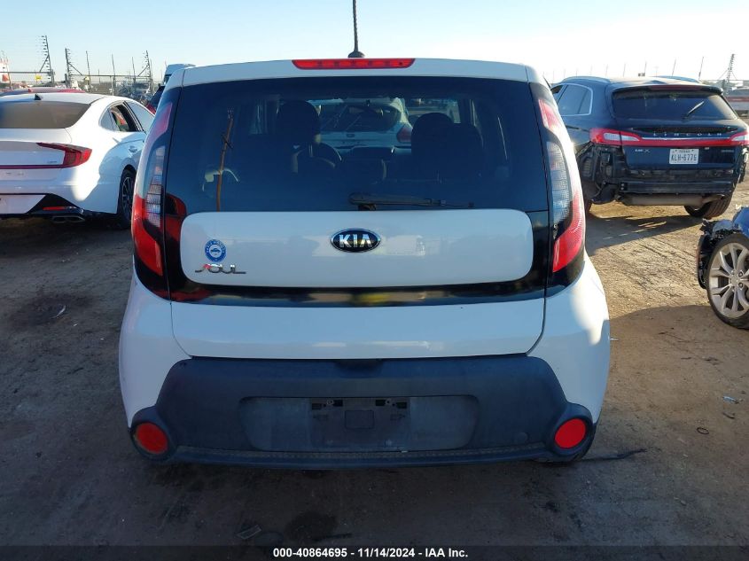 2015 Kia Soul + VIN: KNDJP3A54F7162435 Lot: 40864695