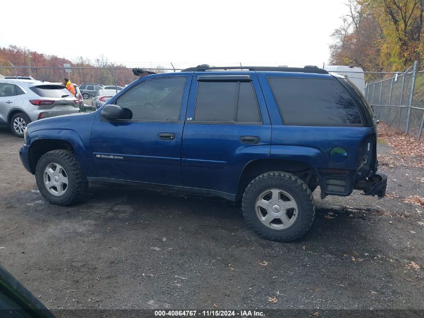 2002 Chevrolet Trailblazer Ls VIN: 1GNDT13S522400520 Lot: 40864767