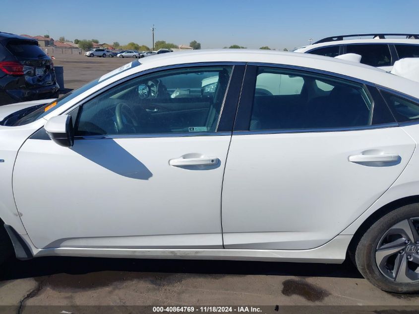 2019 Honda Insight Ex VIN: 19XZE4F59KE019126 Lot: 40864769