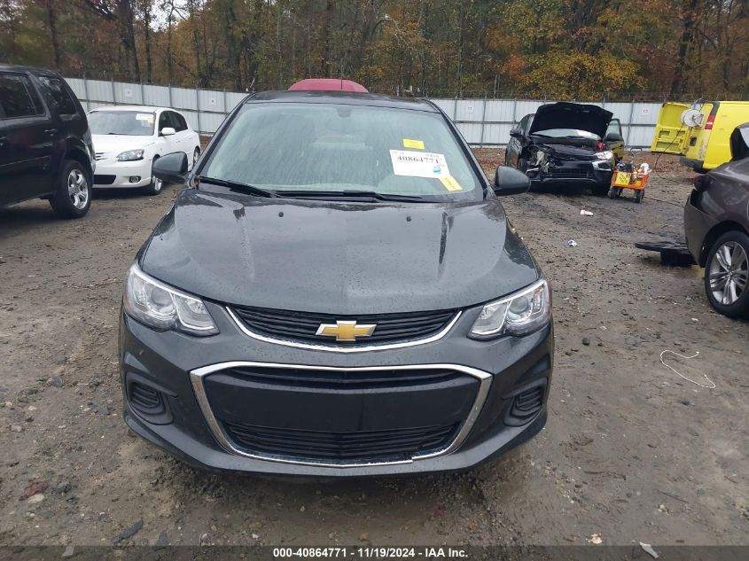 2019 Chevrolet Sonic Lt Auto VIN: 1G1JD5SB5K4109370 Lot: 40864771