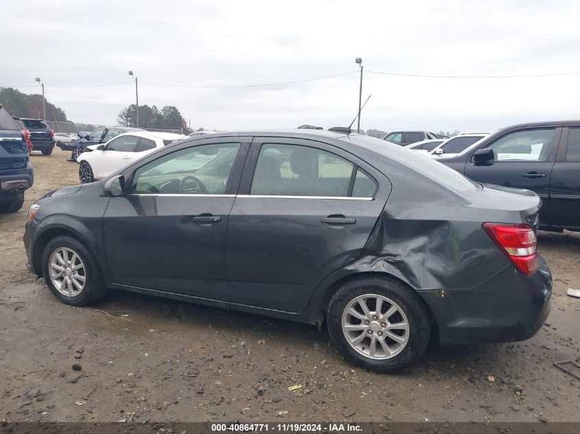 2019 Chevrolet Sonic Lt Auto VIN: 1G1JD5SB5K4109370 Lot: 40864771