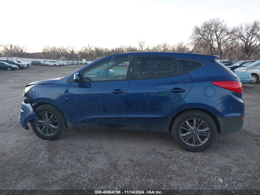 2015 Hyundai Tucson Gls VIN: KM8JTCAF5FU002436 Lot: 40864798