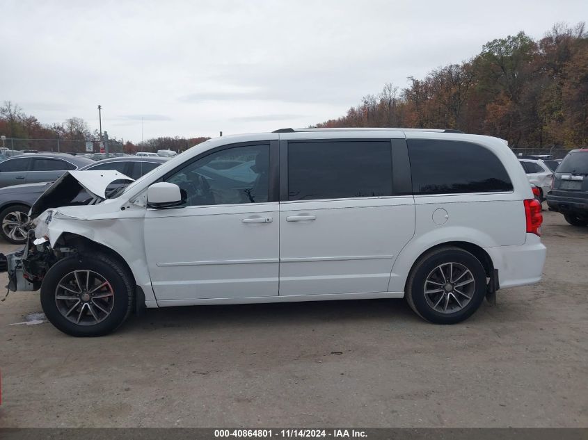 2017 Dodge Grand Caravan Sxt VIN: 2C4RDGCG9HR712697 Lot: 40864801