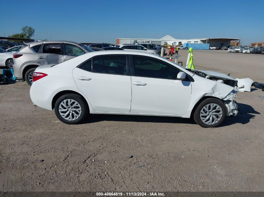 2019 Toyota Corolla Le VIN: 5YFBURHE5KP883782 Lot: 40864819