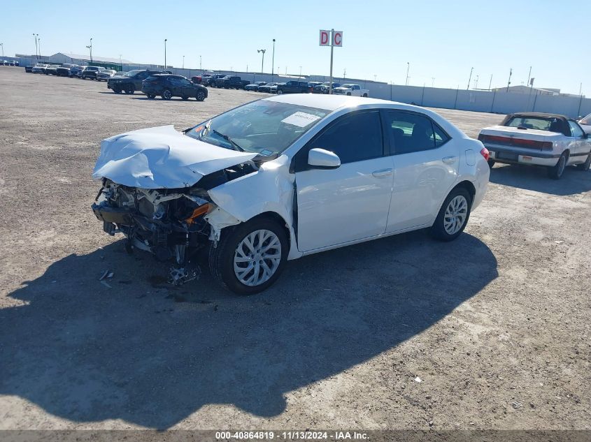 2019 Toyota Corolla Le VIN: 5YFBURHE5KP883782 Lot: 40864819