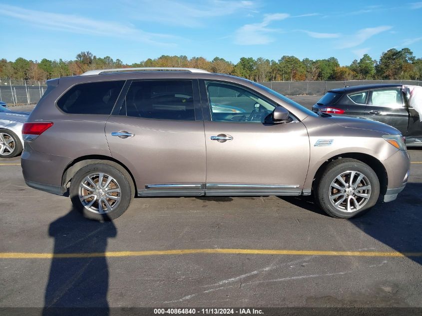 2014 Nissan Pathfinder Sl VIN: 5N1AR2MM1EC615029 Lot: 40864840