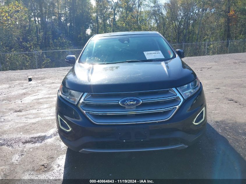 2015 Ford Edge Titanium VIN: 2FMPK4K8XFBB01830 Lot: 40864843