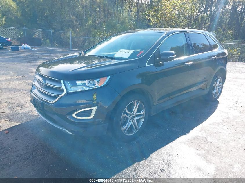 VIN 2FMPK4K8XFBB01830 2015 Ford Edge, Titanium no.2