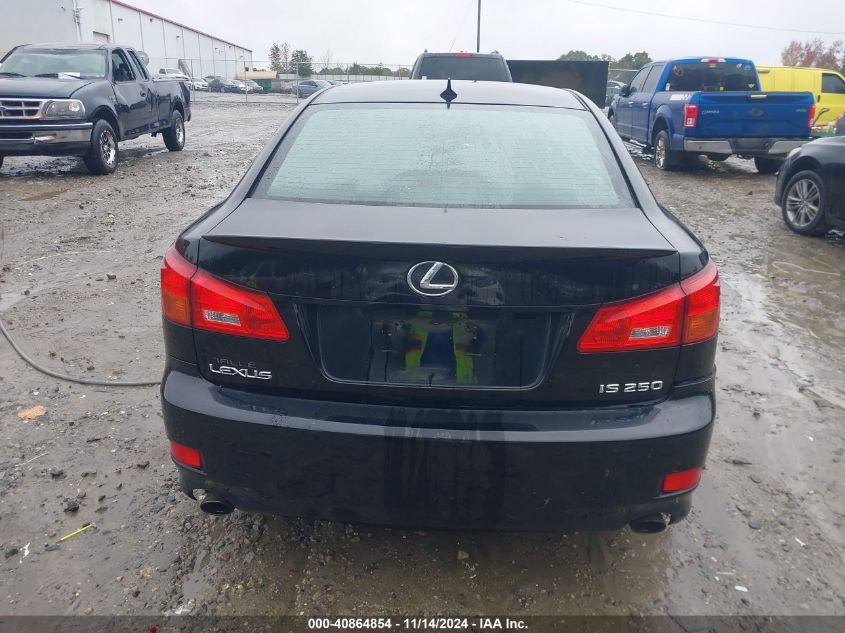 2008 Lexus Is 250 VIN: JTHBK262X85056581 Lot: 40864854