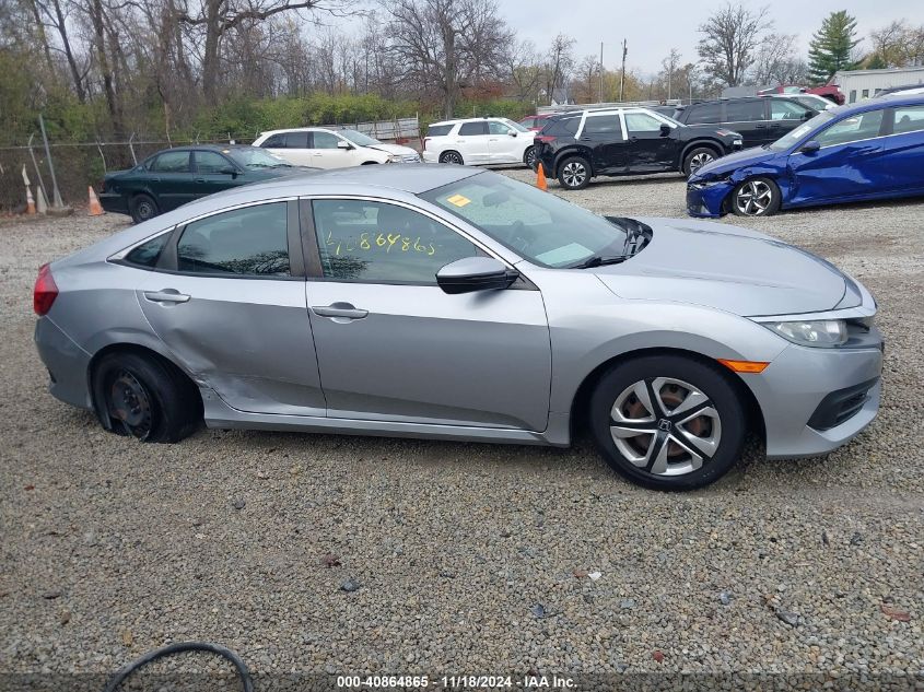 2018 Honda Civic Lx VIN: 2HGFC2F56JH600570 Lot: 40864865