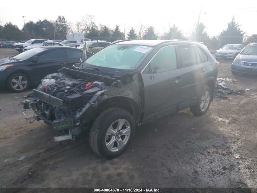 VIN 4T3LWRFV7MU043755 2021 TOYOTA RAV4 HYBRID LE