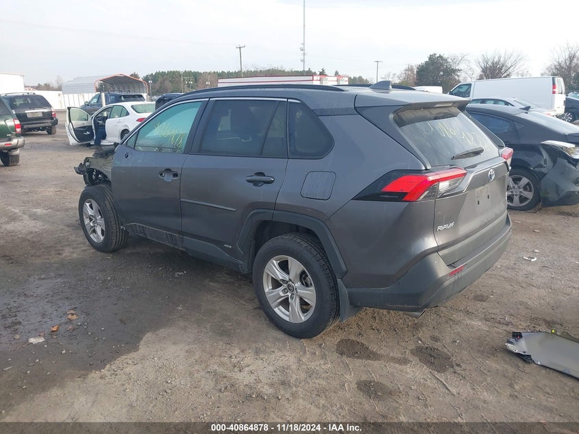VIN 4T3LWRFV7MU043755 2021 TOYOTA RAV4 HYBRID LE