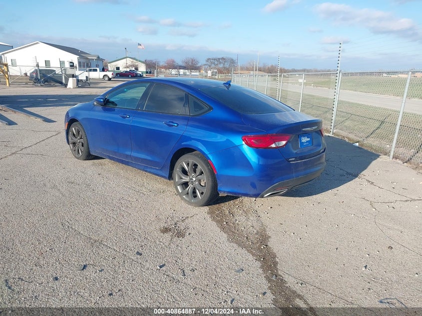 Vin: 1c3cccdg0fn636379, lot: 41354528, chrysler 200 s 20153