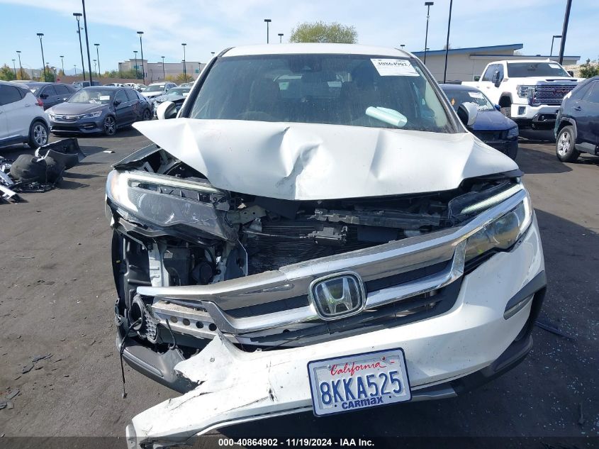 2019 Honda Pilot Ex VIN: 5FNYF5H3XKB013257 Lot: 40864902