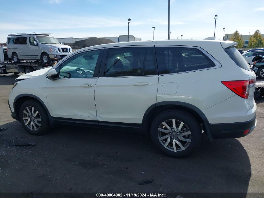 2019 Honda Pilot Ex VIN: 5FNYF5H3XKB013257 Lot: 40864902