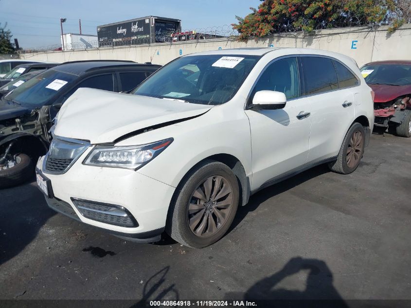 2016 Acura Mdx Technology Acurawatch Plus Packages/Technology Package VIN: 5FRYD4H46GB020513 Lot: 40864918