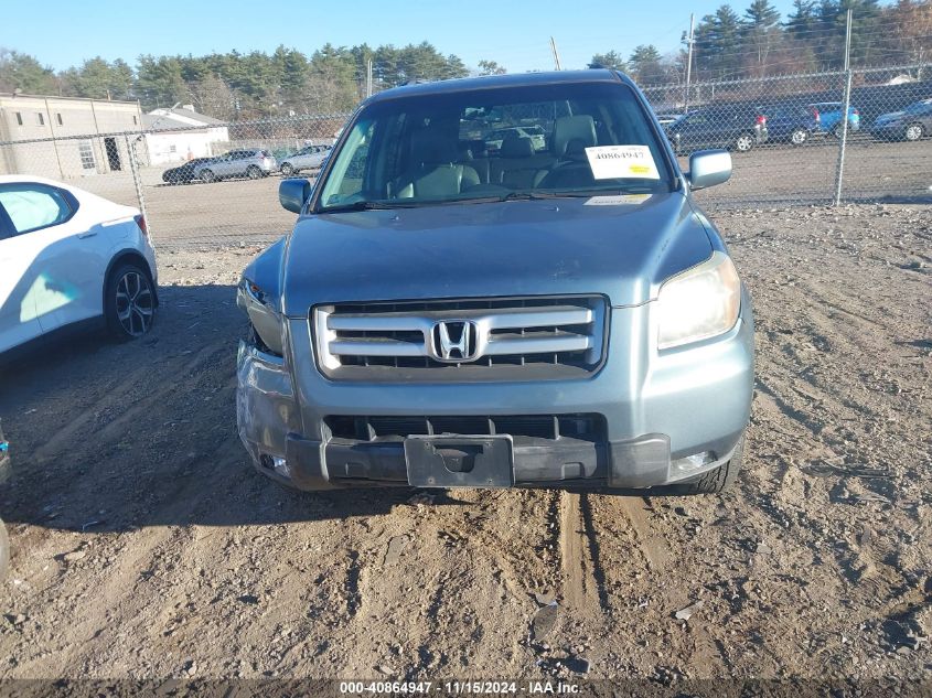 2006 Honda Pilot Ex-L VIN: 5FNYF18746B001669 Lot: 40864947