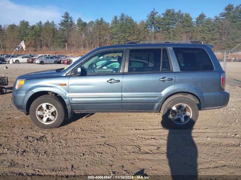 2006 Honda Pilot Ex-L VIN: 5FNYF18746B001669 Lot: 40864947