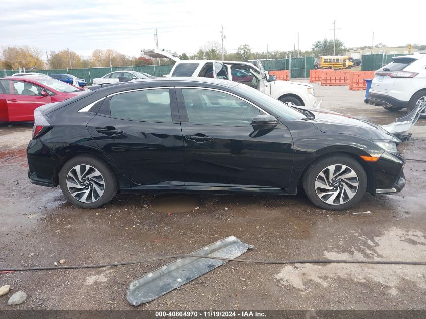 2018 Honda Civic Lx VIN: SHHFK7H3XJU427022 Lot: 40864970