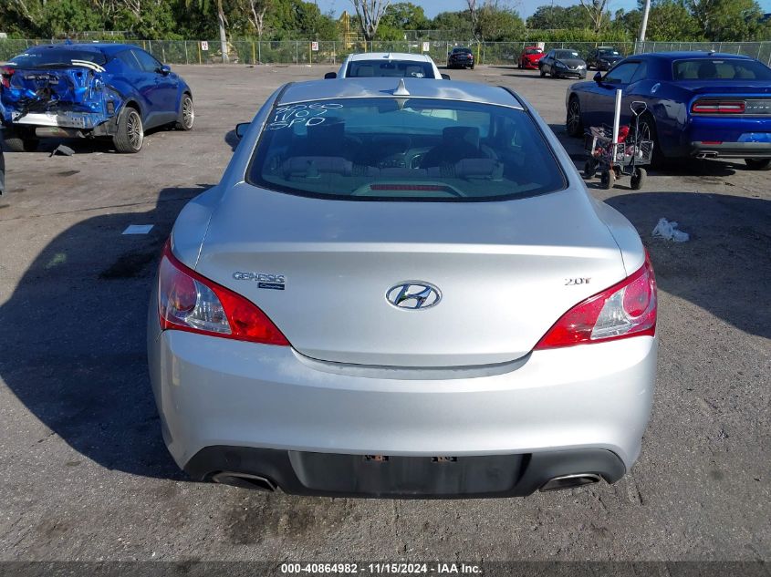 2011 Hyundai Genesis 2.0T VIN: KMHHT6KD8BU048060 Lot: 40864982