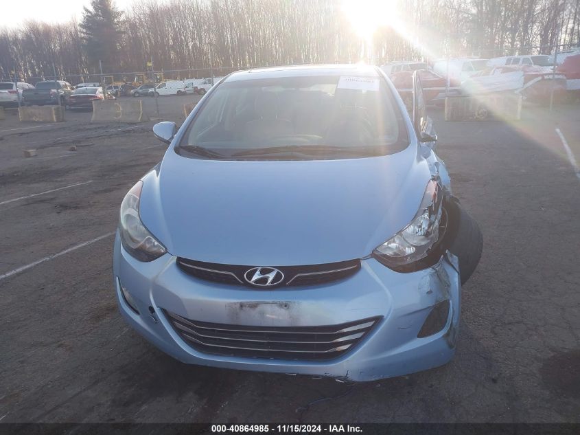 2013 Hyundai Elantra Limited VIN: KMHDH4AE7DU662891 Lot: 40864985