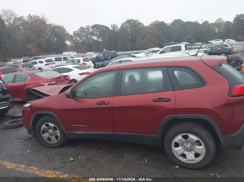 2014 Jeep Cherokee Sport VIN: 1C4PJLABXEW162610 Lot: 40865006