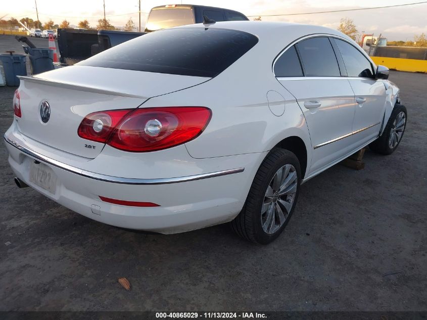 2012 Volkswagen Cc Sport VIN: WVWMP7AN6CE534675 Lot: 40865029