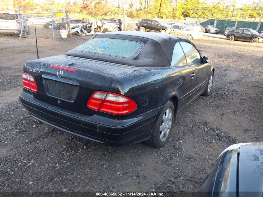 2001 Mercedes-Benz Clk 320 VIN: WDBLK65G01T069382 Lot: 40865052