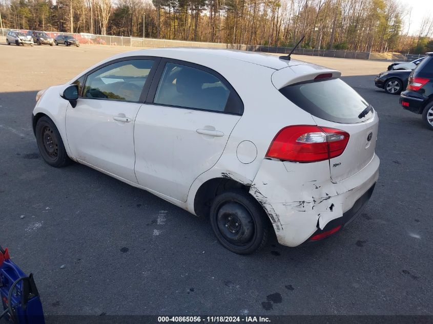 2013 Kia Rio Ex VIN: KNADN5A34D6180026 Lot: 40865056