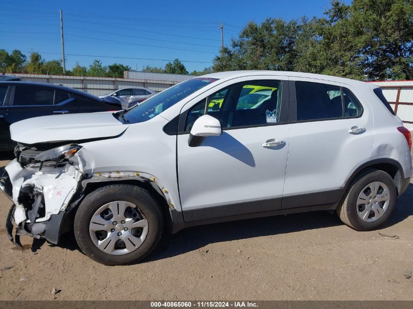 2018 Chevrolet Trax Ls VIN: KL7CJKSB7JB525788 Lot: 40865060