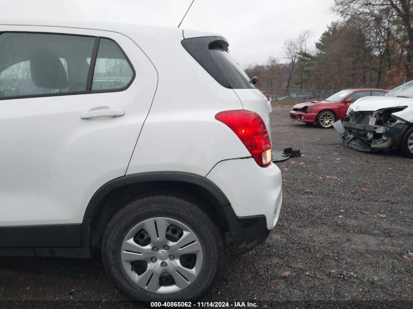 2017 Chevrolet Trax Ls VIN: KL7CJKSB4HB153031 Lot: 40865062