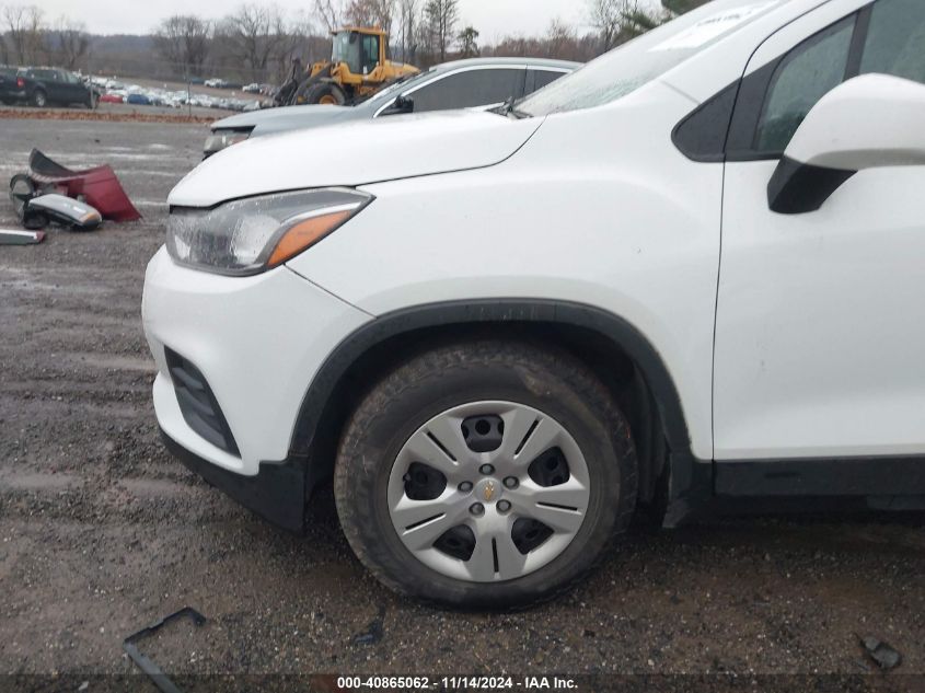 2017 Chevrolet Trax Ls VIN: KL7CJKSB4HB153031 Lot: 40865062