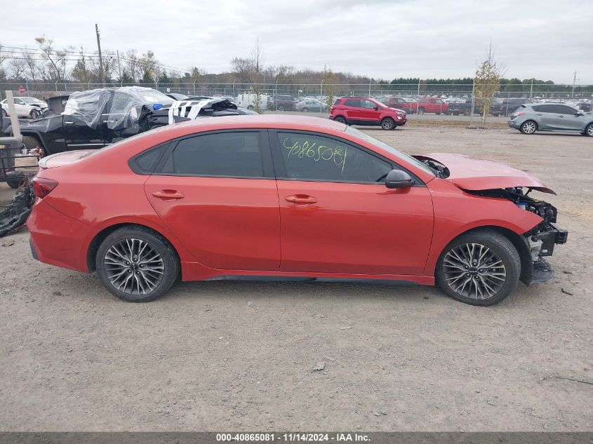 2022 Kia Forte Gt-Line VIN: 3KPF54AD3NE431161 Lot: 40865081