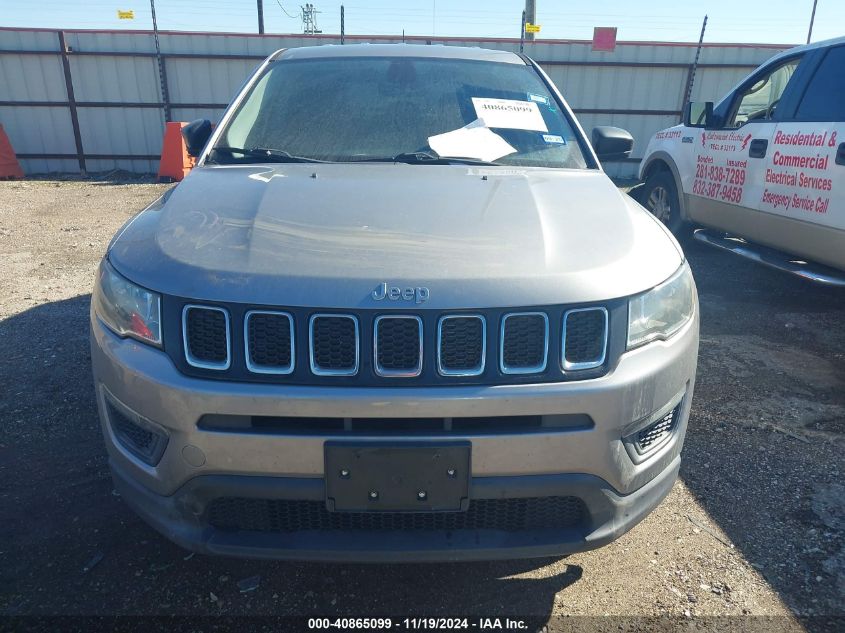 2018 Jeep Compass Sport Fwd VIN: 3C4NJCAB0JT133611 Lot: 40865099