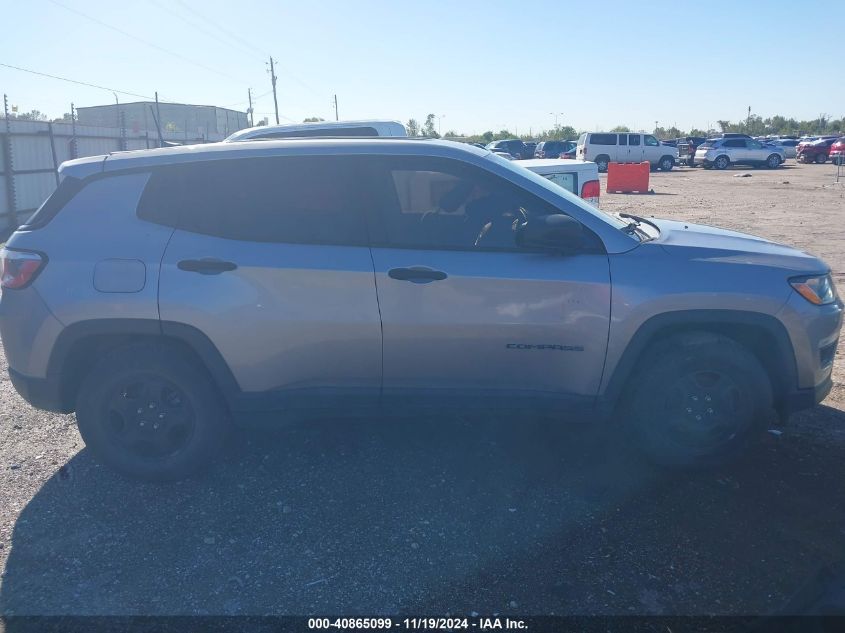 2018 Jeep Compass Sport Fwd VIN: 3C4NJCAB0JT133611 Lot: 40865099