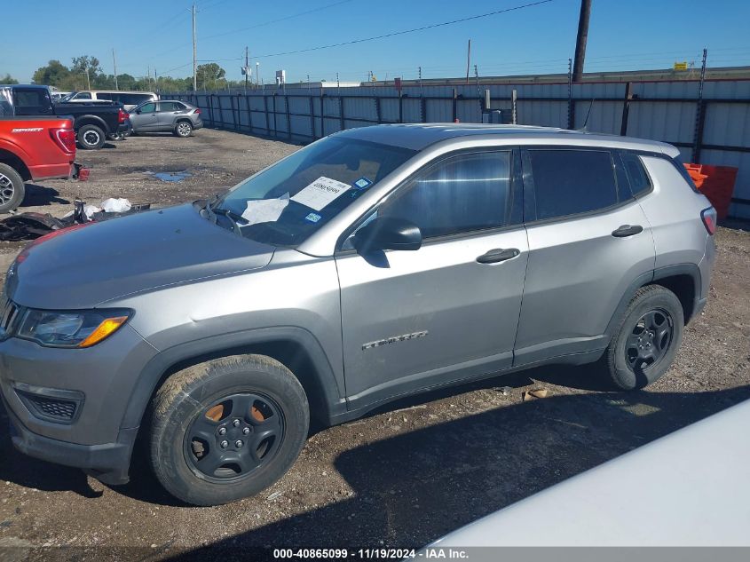 2018 Jeep Compass Sport Fwd VIN: 3C4NJCAB0JT133611 Lot: 40865099