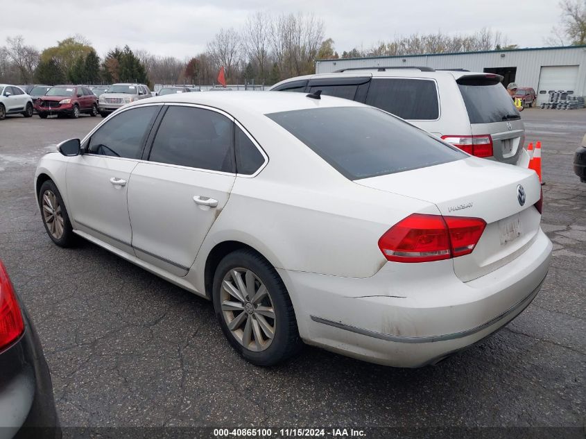 2012 Volkswagen Passat Sel VIN: 1VWCH7A36CC098359 Lot: 40865100